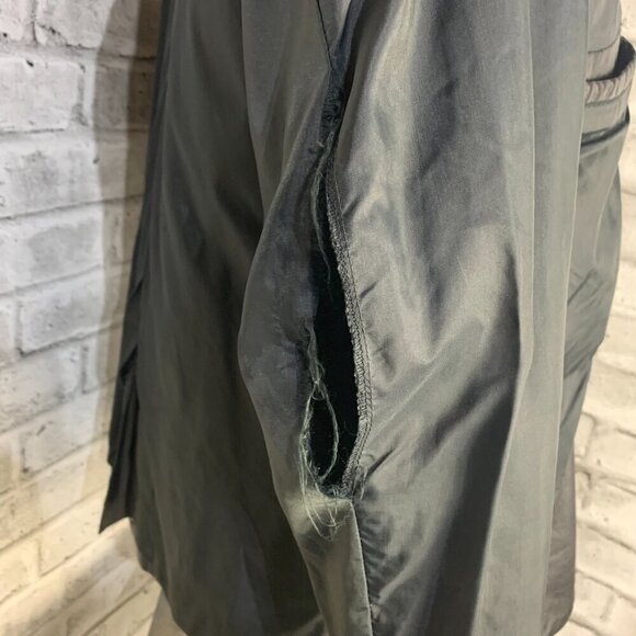 Vintage Pelle Cuir Black Leather Blazer Jacket - Picture 16 of 16